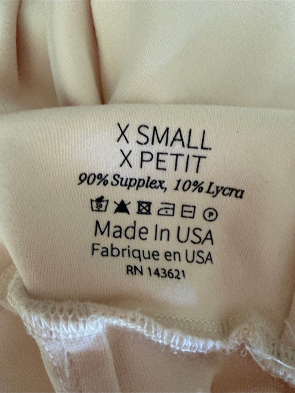 Live The Process High-Waist Zip Ankle Leggings Size XS Cream Ivory Luxury - Picture 5 of 5